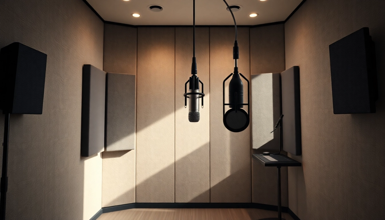 Sound booth acoustic treatment-title