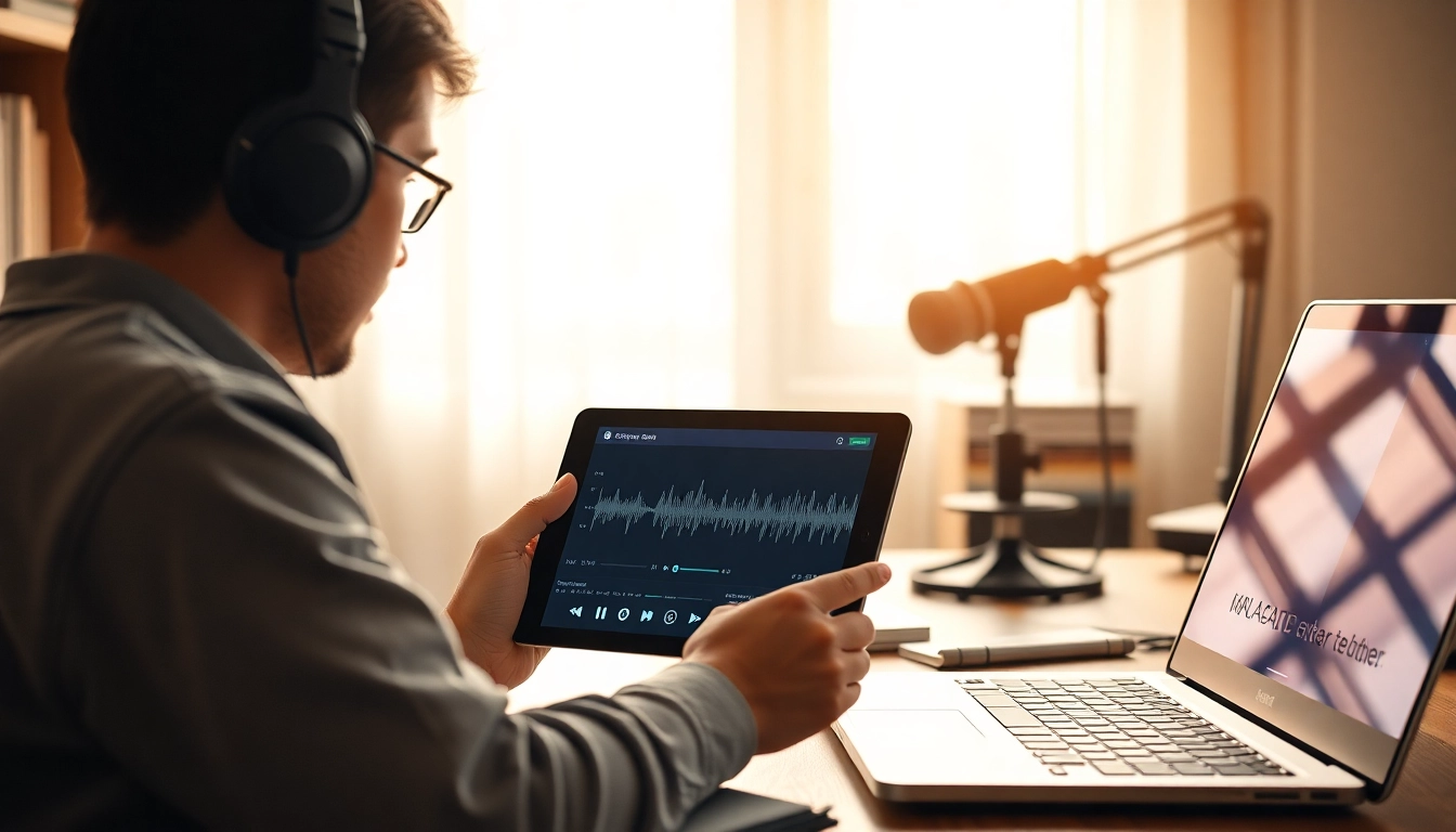 audio tutorials with transcripts-title