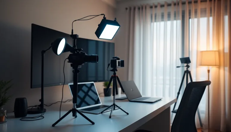 lighting setup for home office-title