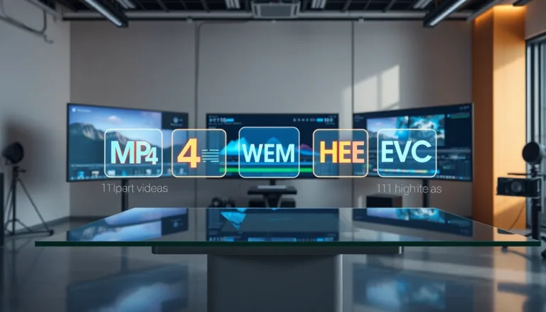 video formats comparison-title