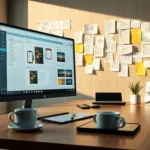 design workflow for UX projects-title