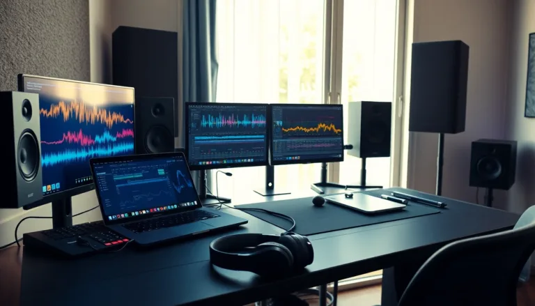 home studio music mixing setup-title